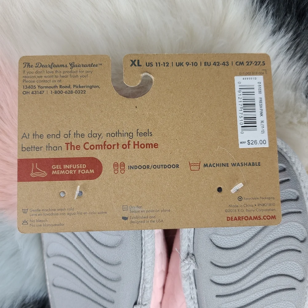 DEARFOAMS Memory Foam Slippers - Picture 6 of 8